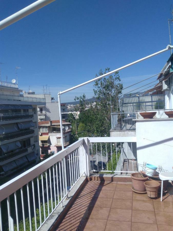 דירות סלוניקי Cozy Penthouse Next To Metro Station מראה חיצוני תמונה