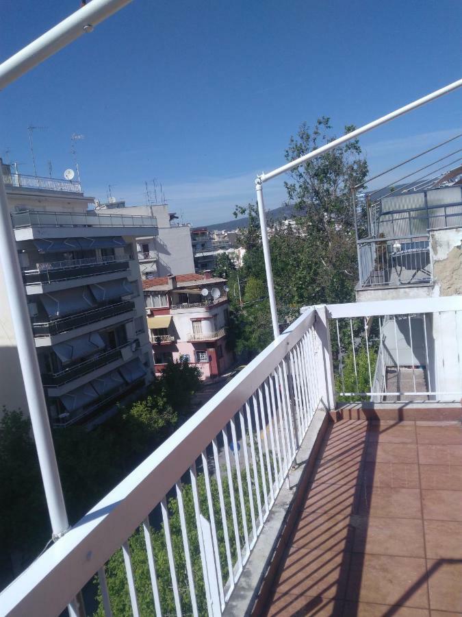 דירות סלוניקי Cozy Penthouse Next To Metro Station מראה חיצוני תמונה